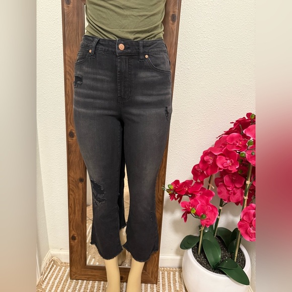 NOBO Black Crop Flare Jeans Modern Style - Picture 2 of 6